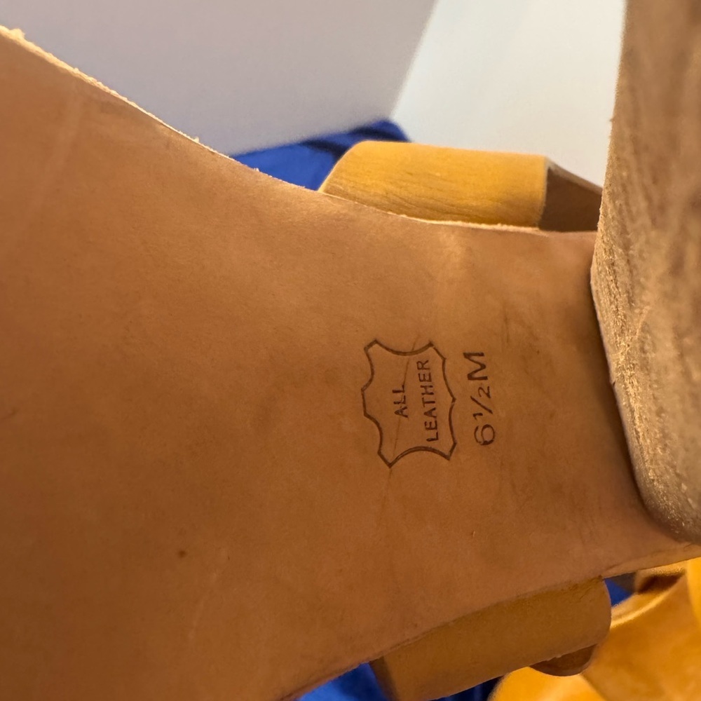 Tory Burch Women's Tatum Tan Sandals - Picture 10 of 10
